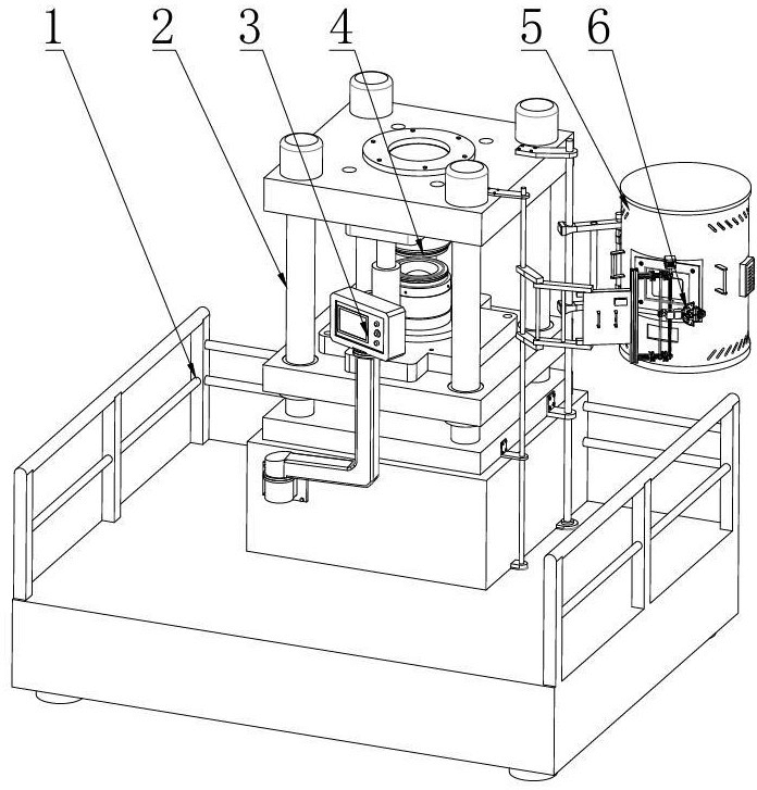 一種基于杯突試驗高溫加熱轉移的一體化裝置