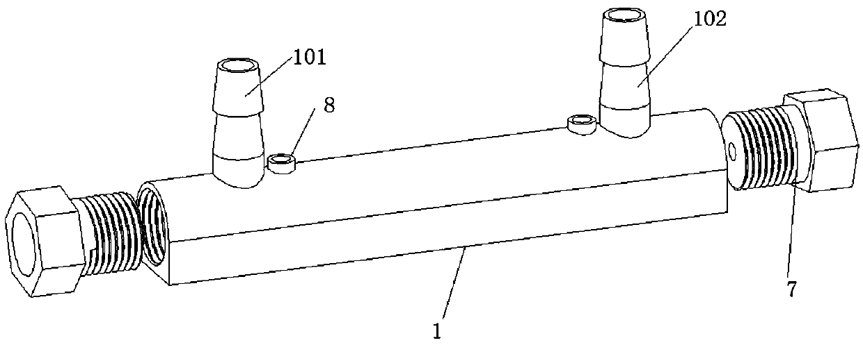 一種透析廢液電導(dǎo)率測量裝置