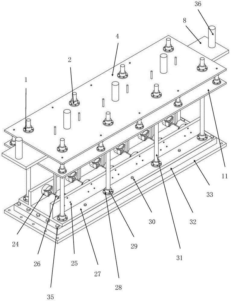一種一機六件的等應(yīng)力三點彎曲疲勞試驗機